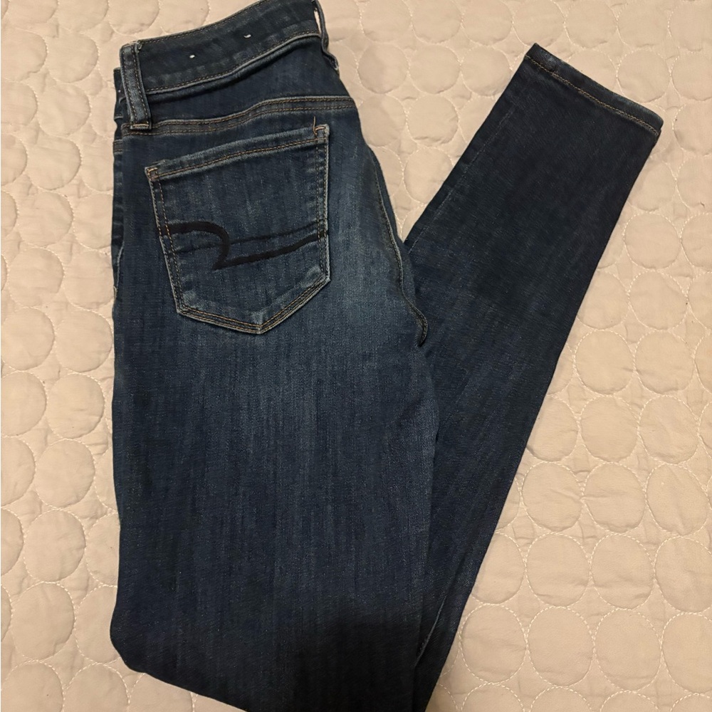 Dark Blue Denim Jeans